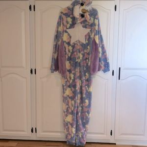 Ardene unicorn one piece costume/pyjamas